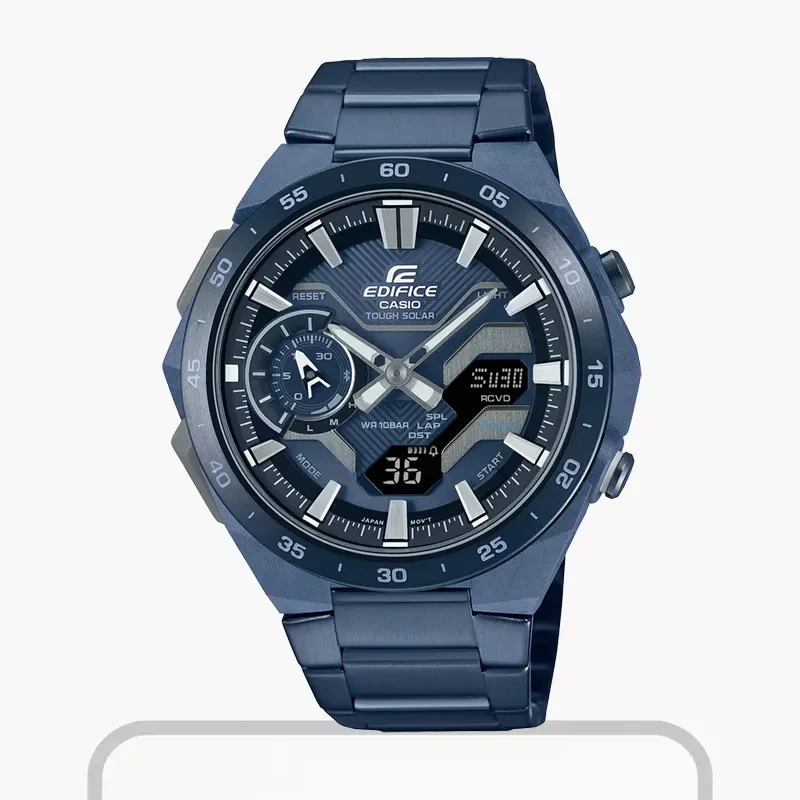 Casio Edifice Windflow Solar Blue Dial Men's Watch- ECB-2200CB-2A
